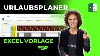 Excel Urlaubsplaner Vorlage  mit Feiertagen [upl. by Narej]