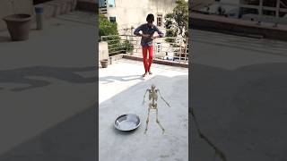 Funny Hen vs skeleton vfx video shorts funny shortfeed trending ytshorts tenge song [upl. by Lanahtan]