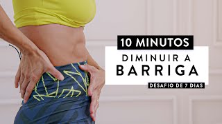 Treino de 10 Minutos para DIMINUIR A BARRIGA em 7 dias  Carol Borba [upl. by Heydon700]