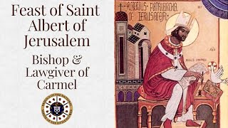 Catholic Daily Mass  September 17  Feast of Saint Albert of Jerusalem Bishop amp Lawgiver of Carmel [upl. by Enimzzaj]