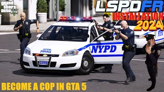 How To Install LSPDFR 049  Become A Police Officer  2024  gta5lspdfr lspdfrtutorials lspdfr [upl. by Hallagan301]