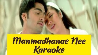 Manmadhane Nee Karaoke  With Lyrics  Manmadhan  Yuvan Shankar Raja  HD 1080P [upl. by Netsrijk]