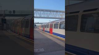 Piccadilly line 1973 Tube Stock departing Acton Town with a whistle [upl. by Carlstrom338]