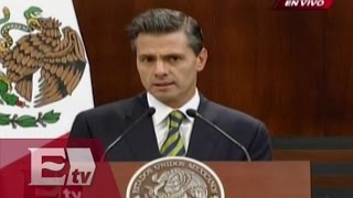 Mensaje del presidente Enrique Peña Nieto [upl. by Neetsyrk]