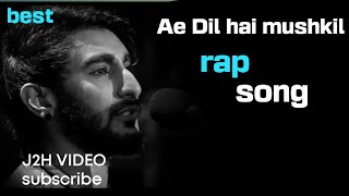 RCR Rapper  Ae Dil Hai Mushkil Rap song  Full rap song viral rap song [upl. by Nnylrefinnej860]