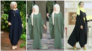 Latest Maxi Dresses with Hijab Style  Latest Abaya  Burkha Designs Dubai style Abaya designs [upl. by Ajet]