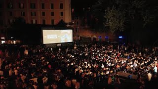 I 10 anni di «Cinema in piazza» il video del Piccolo America sulle note di Mina e la sua «Citt [upl. by Sinnal]