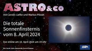 Die totale Sonnenfinsternis vom 8 April 2024 [upl. by Nevuer]