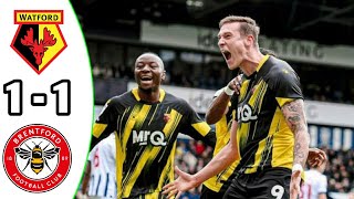 Watford vs Brentford 11 Highlights  Club Friendly Match 2024 eFootball Game Play [upl. by Kcirderf944]