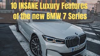 10 INSANE Luxury Features in the new BMW 7 Series  BMW 745e Hybrid Review and Test Drive [upl. by Oremor]