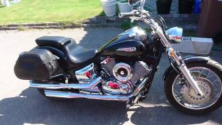 Yamaha dragstar 1100 vance and hines slipon [upl. by Tyrone]