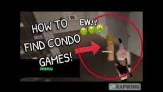 How to find condo scented con games on roblox 2022 Link in Pinned Comment [upl. by Sinoda]