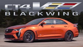 2022 Cadillac CT4V Blackwing Review  SURPRISE SPEED [upl. by Grace]