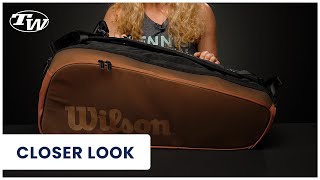 Take a closer look at the Wilson Super Tour PRO STAFF 9 Pack Tennis Bag 2023 [upl. by Smart124]