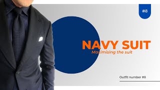 One Navy Suit 10 different looks in 10 days Day 810 [upl. by Retsek463]