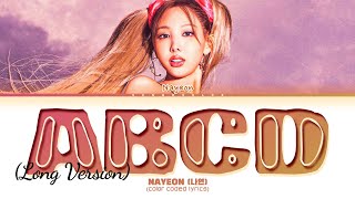 EXTENDED VERSION NAYEON 나연 ABCD Lyrics Color Coded Lyrics [upl. by Nyltiac210]