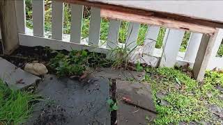 Potting bench  raised garden bed installed at clients house [upl. by Bethanne]