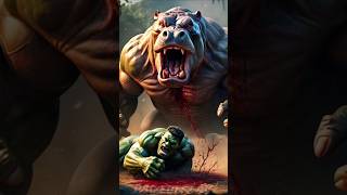 Powerful 😱 Hippo Vs Avangers 👿 hippo avengers [upl. by Anirdna]