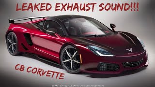 C8 Corvette LEAKED Exhaust Sound Video Mid Engine Corvette [upl. by Ahsoek148]