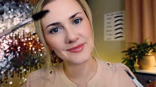 Detailed Brow Shaping amp Tinting 🖊 ASMR Closeup Whisper [upl. by Eigram]