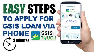 How to Apply GSIS Loan INSTANT amp ANYTIME using your Mobile Phone  NEW IMPROVED GSIS TOUCH APP [upl. by Airdnaxila]