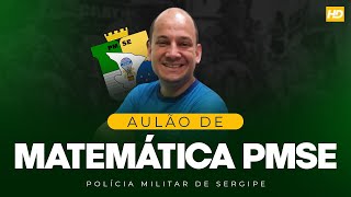 CONCURSO PMSE AULÃO DE MATEMÁTICA E RLM [upl. by Melodee687]