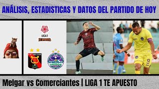 Revisamos estadísticas datos y análisis del Melgar vs Comerciantes Unidos por la Liga 1  2024 [upl. by Siravart138]