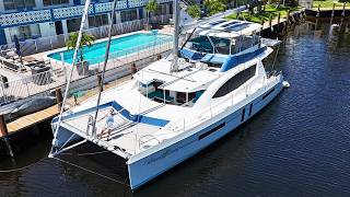 500K in Upgrades 🤯 2018 Leopard 58 Catamaran Off Grid Cruise Ready Yacht Tour [upl. by Nivrae]