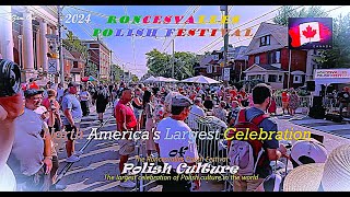 【4K】Roncesvalles Polish Festival 2024 North America Largest Celebration Polish Culture TORONTO ON [upl. by Lleynod]