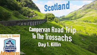 Our Scottish Road Trip To The Trossachs Day 1 [upl. by Aital]