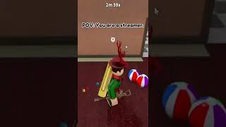 POV You are a streamer roblox mm2 shorts [upl. by Eidnarb]