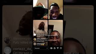 800 Lil Fatz  Tymb Lil Lox  6200 Tanamoe  And 6200Veeno Exchanging Words On Instagram Live ♨️ [upl. by Pinette76]