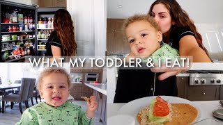 MOMMY VLOG♡ What My Toddler amp I Eat In a Day [upl. by Coltun]