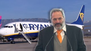 Aeroporti Ndërkombëtar i Tiranës dhe “Ryanair” prezantojnë destinacionet e reja të verës [upl. by Warrick678]