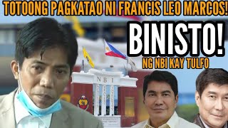 FRANCIS LEO MARCOS BINISTO NG NBI KAY TULFO flm francisleomarcos marcos [upl. by Hendricks]