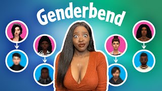 TWINNING CAST GENDERBEND CHALLENGE PART 1 l SIMS 4 [upl. by Hurlee]