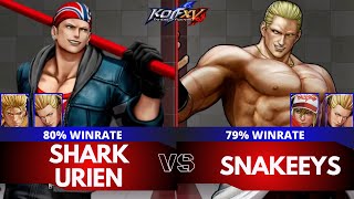 KOFXV🌟SHARK URIEN BillyBenimaruRyo vs SNAKEEYS TerryBenimaruGeese🌟Ranked Match [upl. by Zetes210]