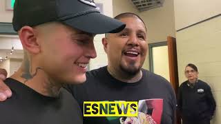 This is what Boxing all about Fernando Vargas Sean Garcia squash beef after fight agreed to rematch [upl. by Aluin328]