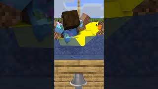 Herobrine VS Girls in Shower Pool  Minecraft Animation [upl. by Helena994]