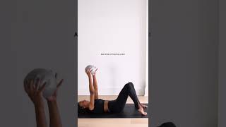 All you need is a mini ball and 20 minutes barre pilates barrefitness [upl. by Hausmann]