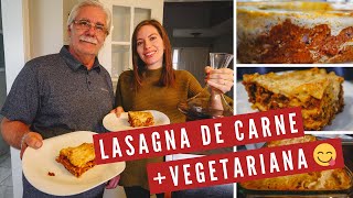 Cocinando LASAGNA de Carne  LASAÑA Vegetariana en Casa  Típica COMIDA ITALIANA Rápida y Fácil [upl. by Fania]