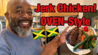 How To Make Authentic Jerk Chicken Oven Style [upl. by Ahron446]