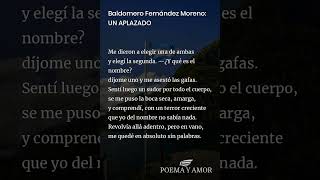 Baldomero Fernández Moreno UN APLAZADO Poema [upl. by Yesdnyl]