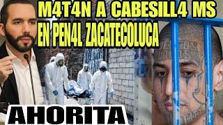 ALERTA  M4T4N A ALTO CABESILL4 DE LA MS DENTRO DEL PEN4L DE MAXIMA DE SEGURIDAD DE ZACATECOLUCA [upl. by Eire]