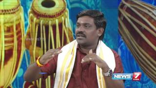 Playback singer Velmurugan at Pongal special Maiyam 14  News7 Tamil [upl. by Eidarb320]