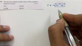 Chapter 9 Coordination Compounds  Question 10  JEE ADV PYQ  Class 12 Chemistry [upl. by Vinia]