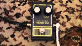 vintage grey DOD 250 Overdrive Preamp [upl. by Loni797]