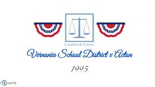 Vernonia School District v Acton 1995 [upl. by Licko]