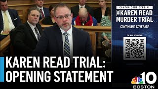 Prosecutions opening statement in the Karen Read trial  FULL VIDEO [upl. by Burnside]