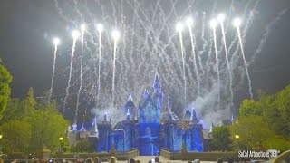 Excellent Castle View NEW Disneyland Forever Fireworks  60th Diamond Celebration [upl. by Moore]